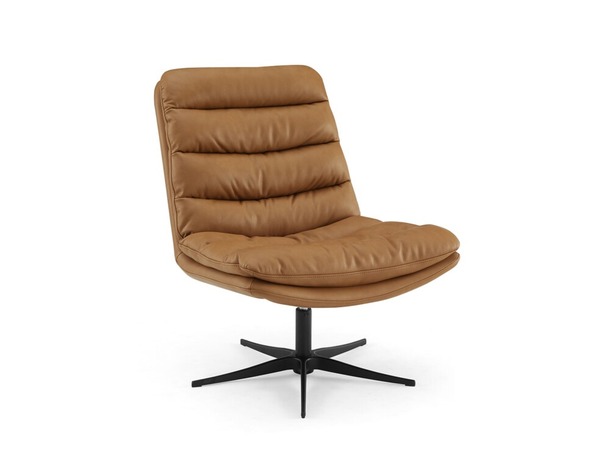 Medal lederen lounge chair (met hoge rug) - 1